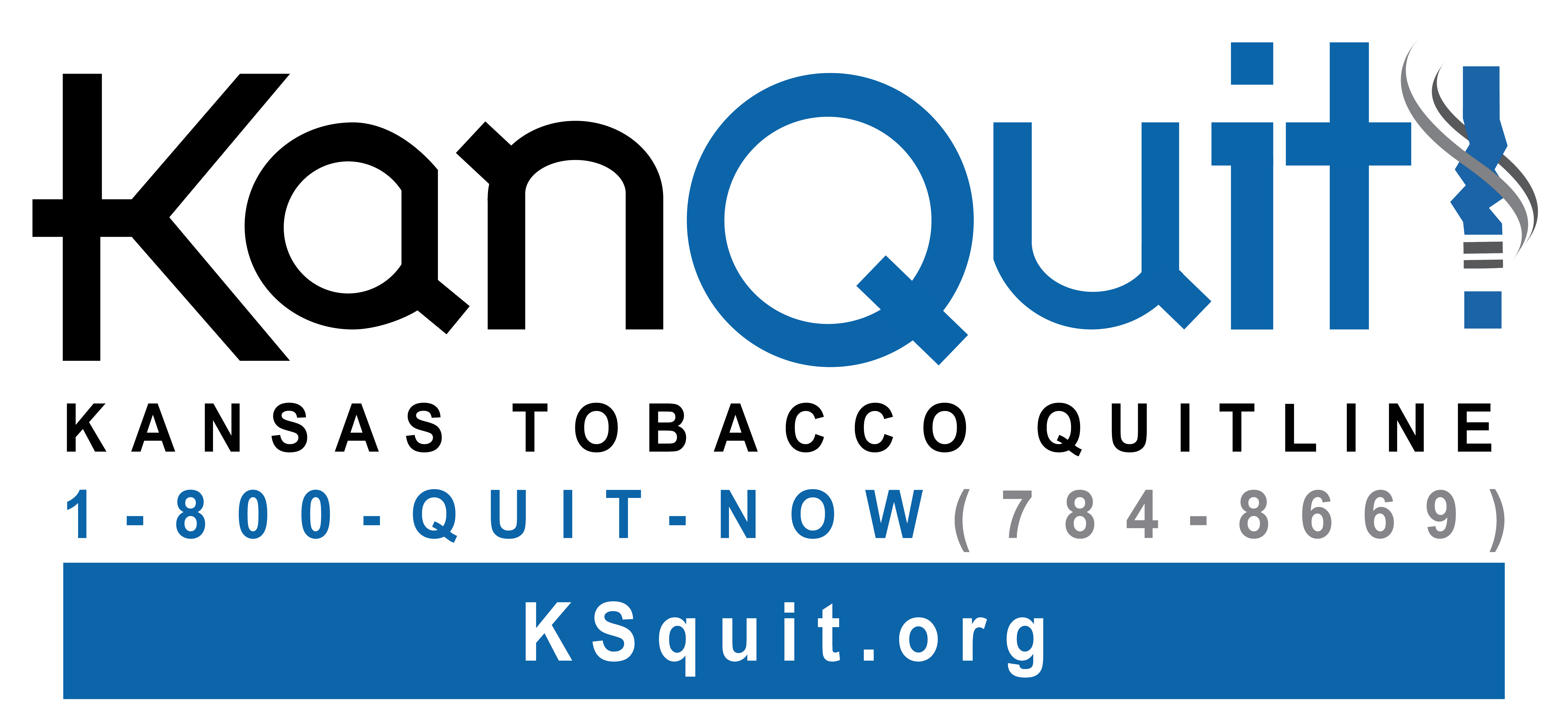 Kansas Quitline Logo activate to go to home